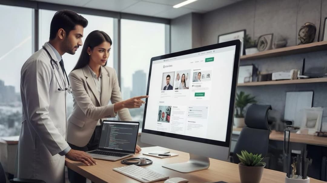 About Our Clinic Website Design Service