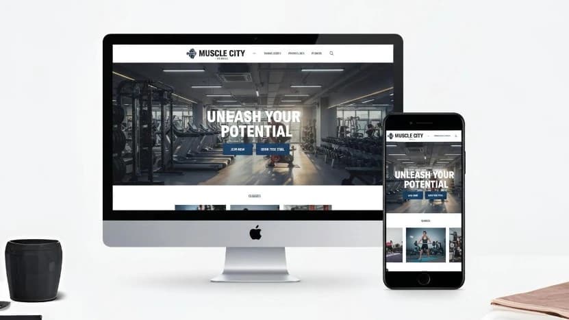 About Our Gym & Fitness Website Design Service